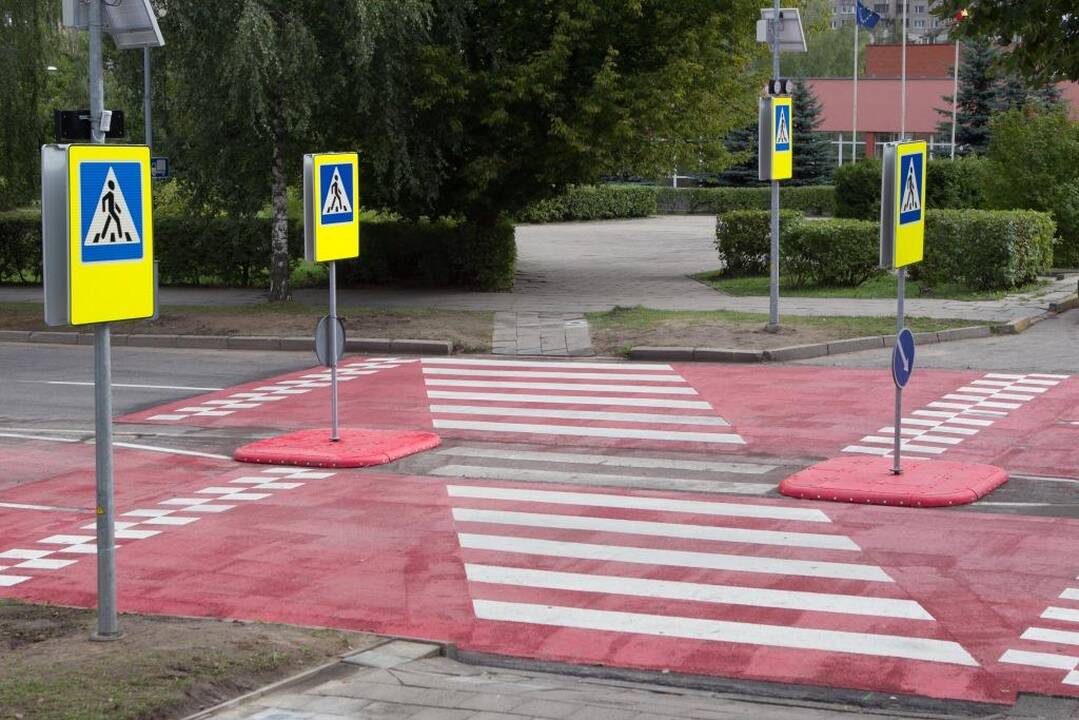 Šeškinėje atsirado nauja moderni pėsčiųjų perėja