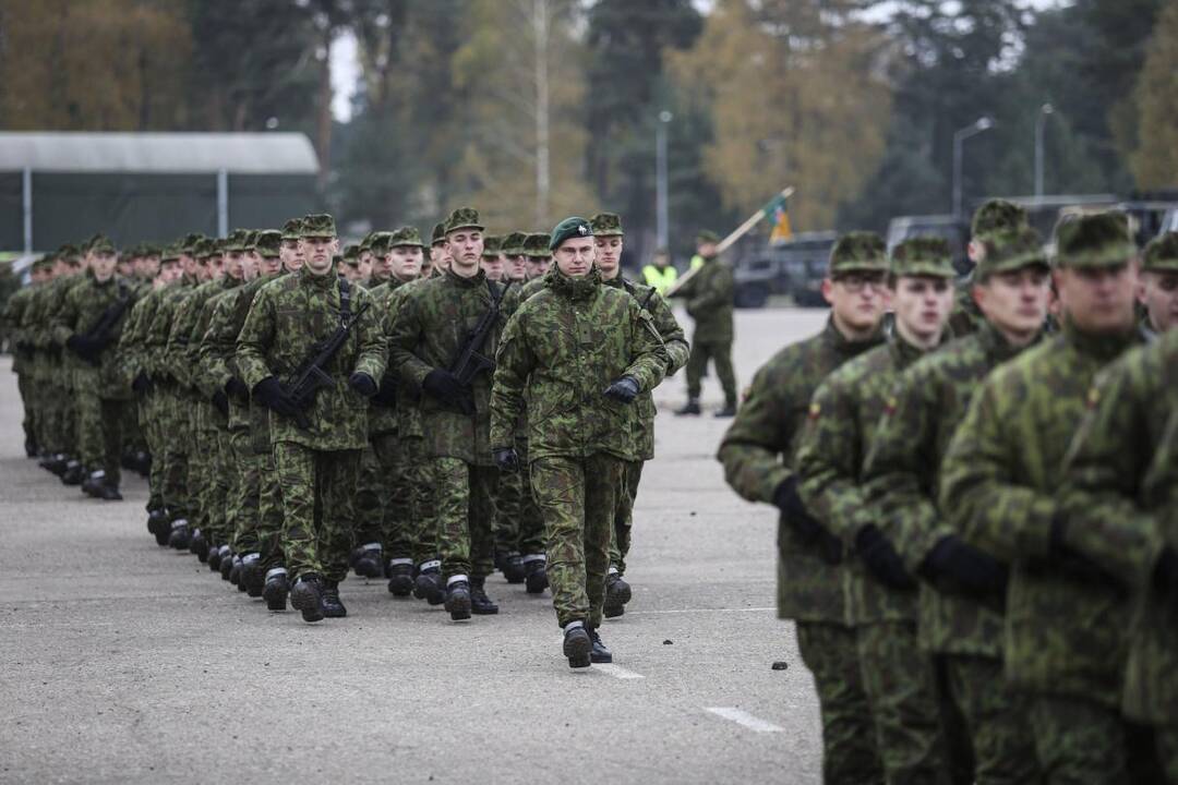 Baigtas šių metų šaukimas į nuolatinę privalomąją karo tarnybą