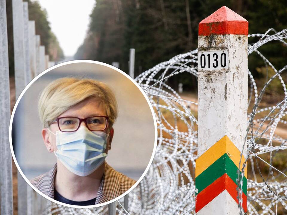 I. Šimonytė: kol kas sienos su Baltarusija uždarymo nesvarstome