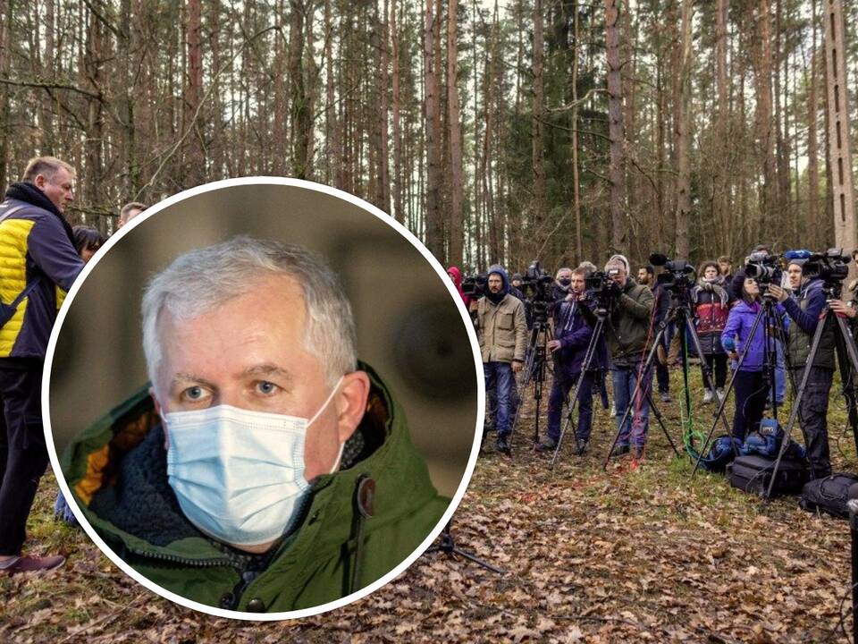 Gynybos ministras paaiškino, kodėl žurnalistai į pasienio ruožą neįleidžiami