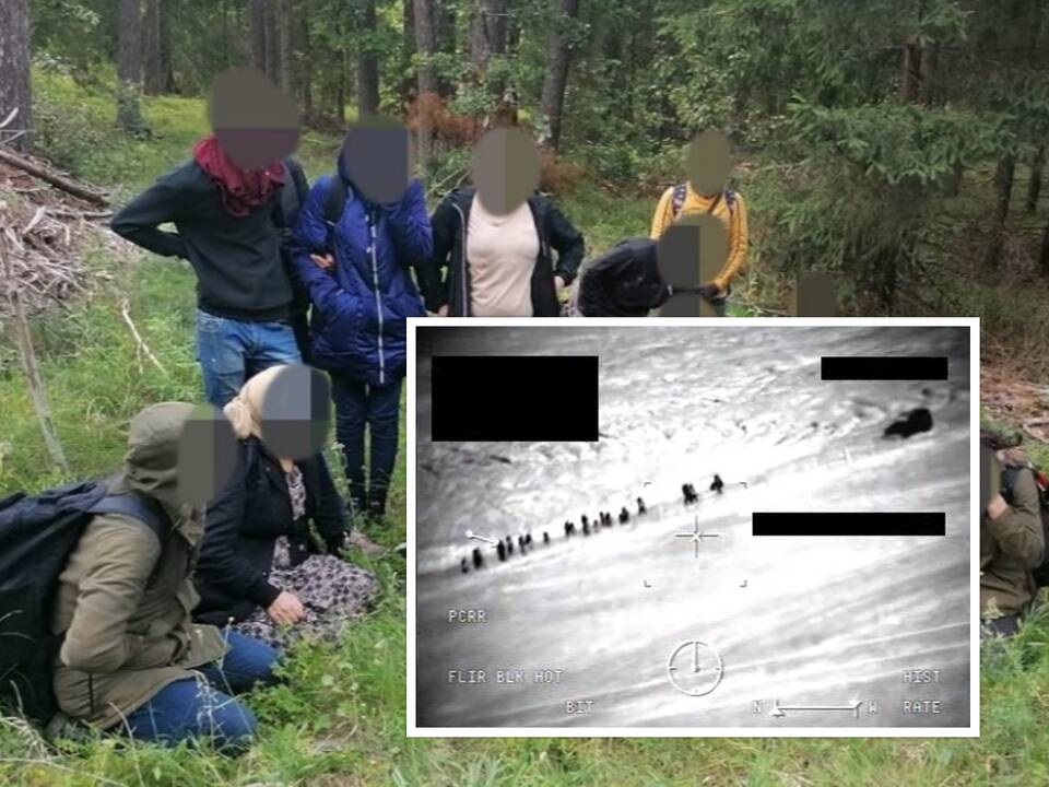VRM: turime įrodymų, kad Baltarusijos pareigūnai dalyvauja neteisėtos migracijos organizavime