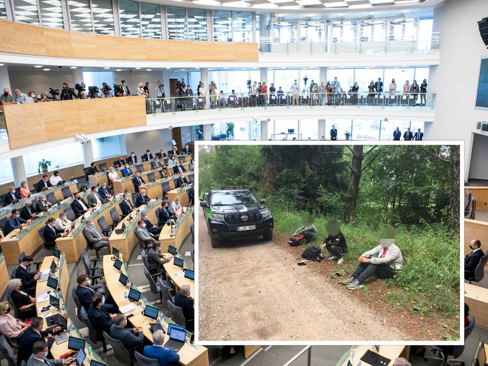 Seimas siūlys migrantų srautus paskelbti hibridine agresija prieš Lietuvą