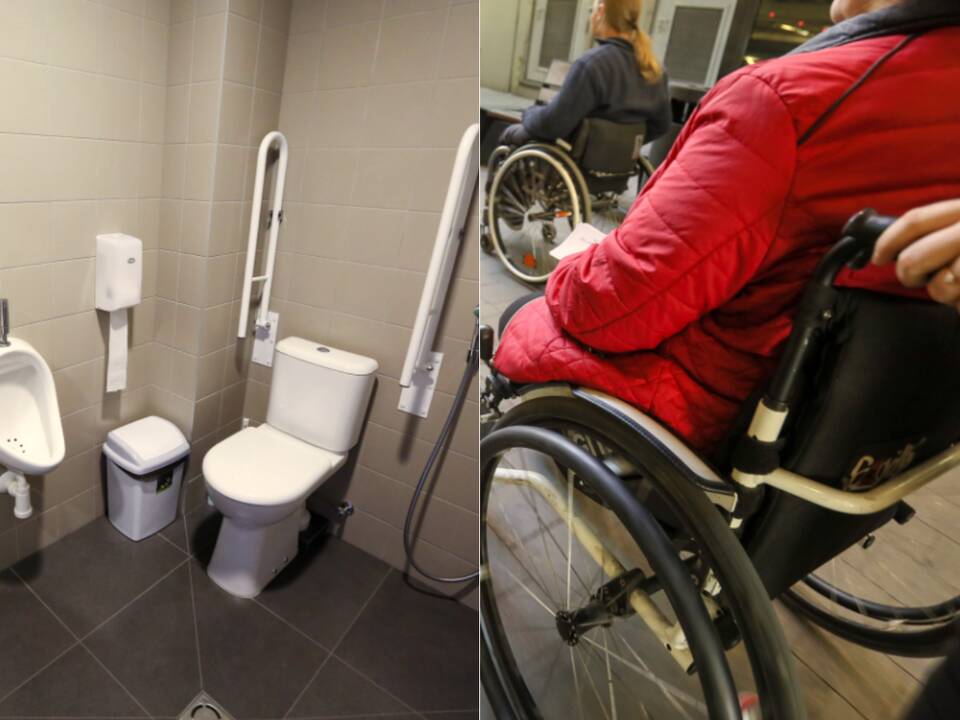 Neįgalieji su skundais kreipėsi į kontrolierę: kodėl rakinami tualetai?