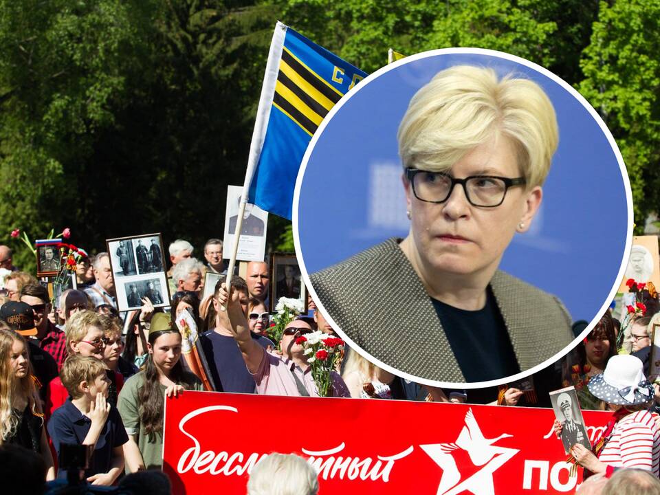 Premjerė: stebima situacija prieš gegužės 9-ąją, kad būtų išvengta provokacijų