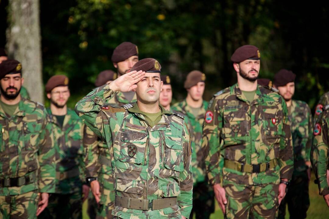 Lietuvoje treniruosis ketvirtoji Portugalijos karių rotacija