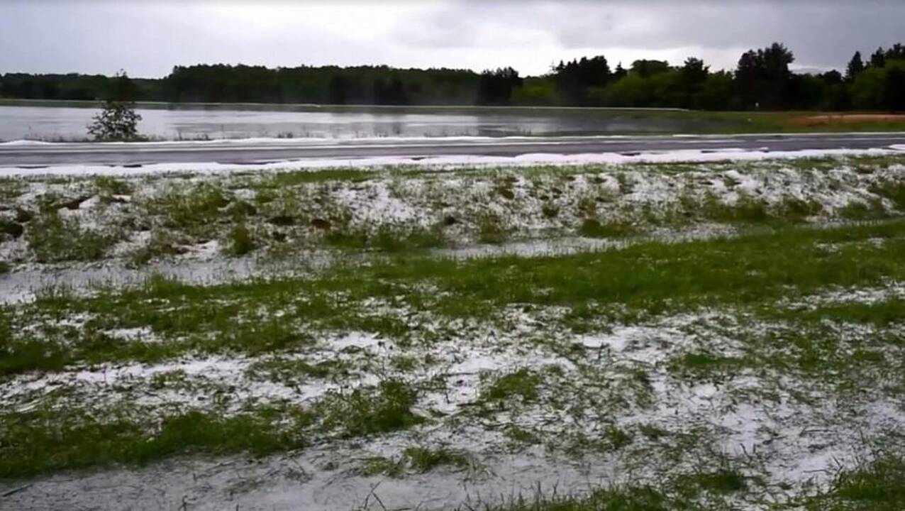 Raseiniškiai nustebę: gegužę sugrįžo žiema