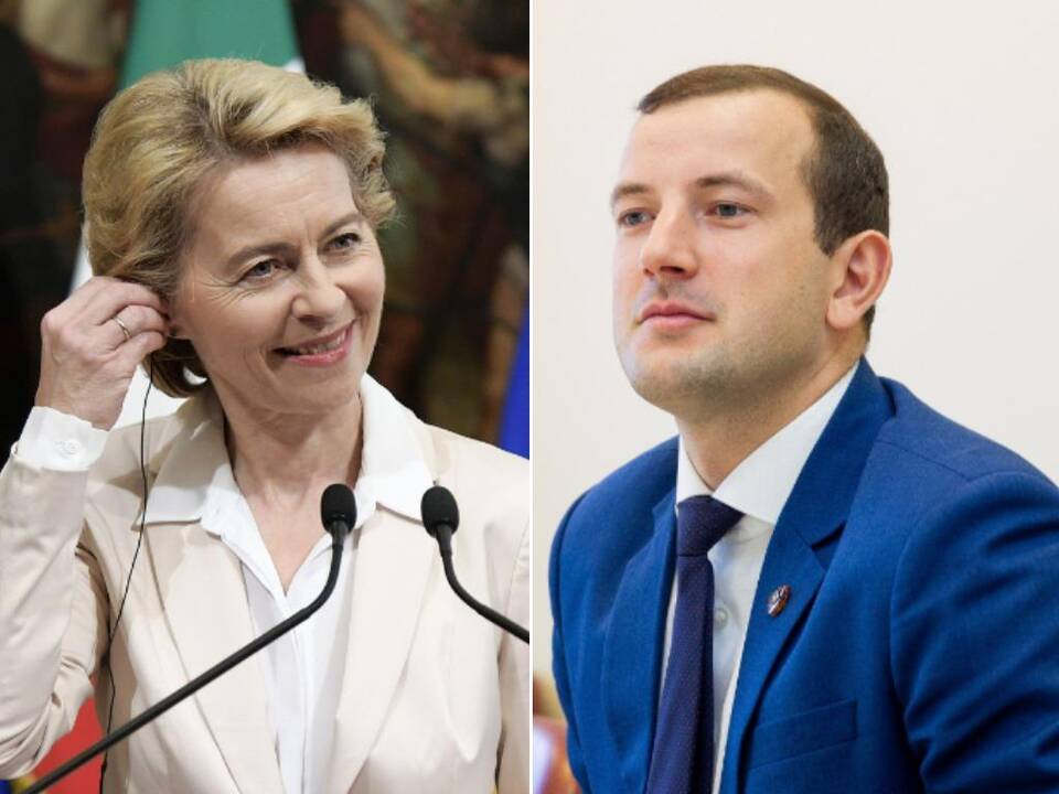 V. Sinkevičius Briuselyje susitiko su naująja Europos Komisijos vadove