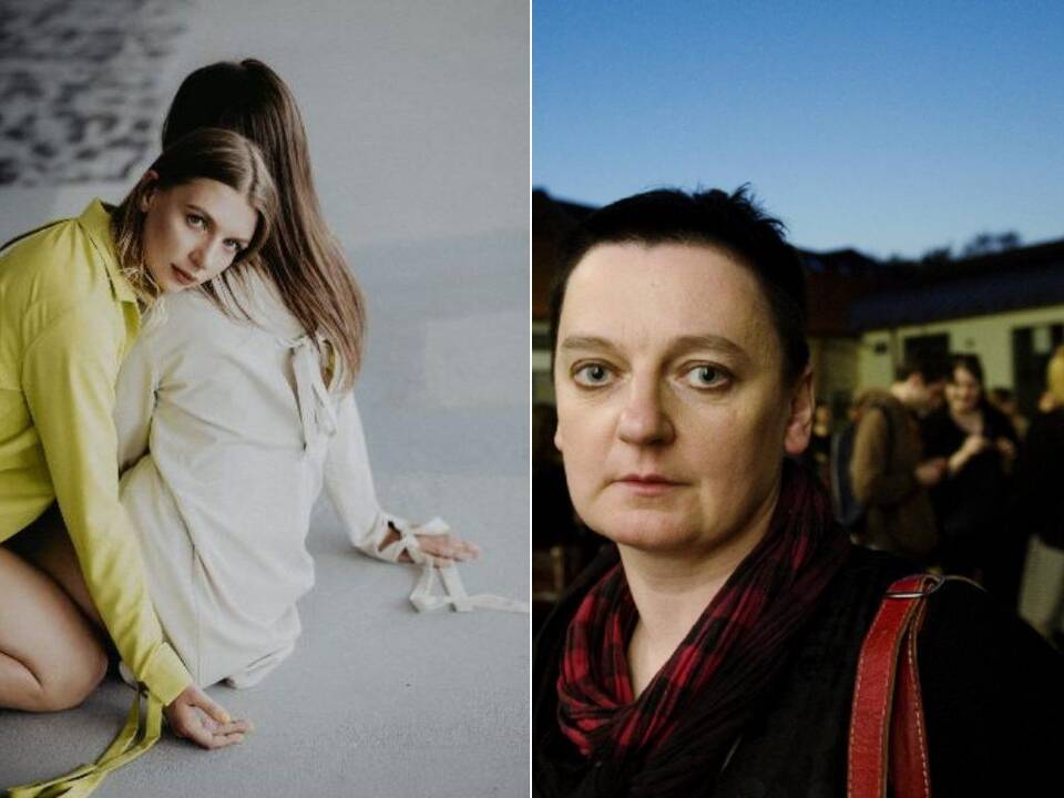 Tandemas: A.Naginevičiūtės (dešinėje) teatro kūrybos lauką A.Lisičkinaitė papildė ne tik šokiu, bet ir savo sukurtu spektakliu