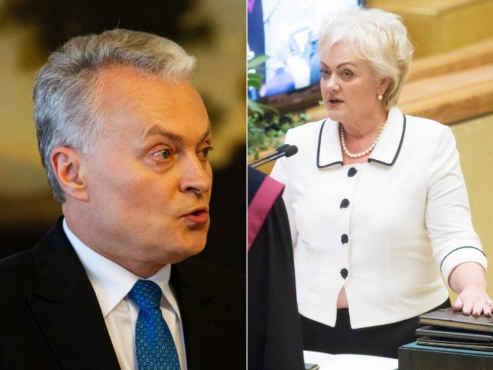 Prezidentas: I. Rozovos atvejis reikalauja labai atidaus dėmesio