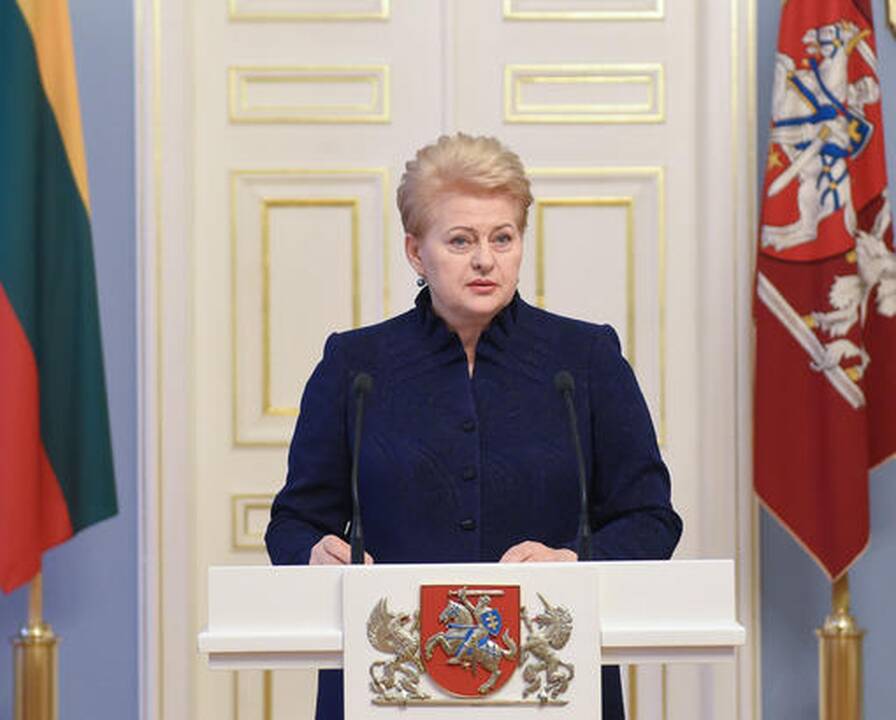 Prezidentė: tai manipuliacija demokratija