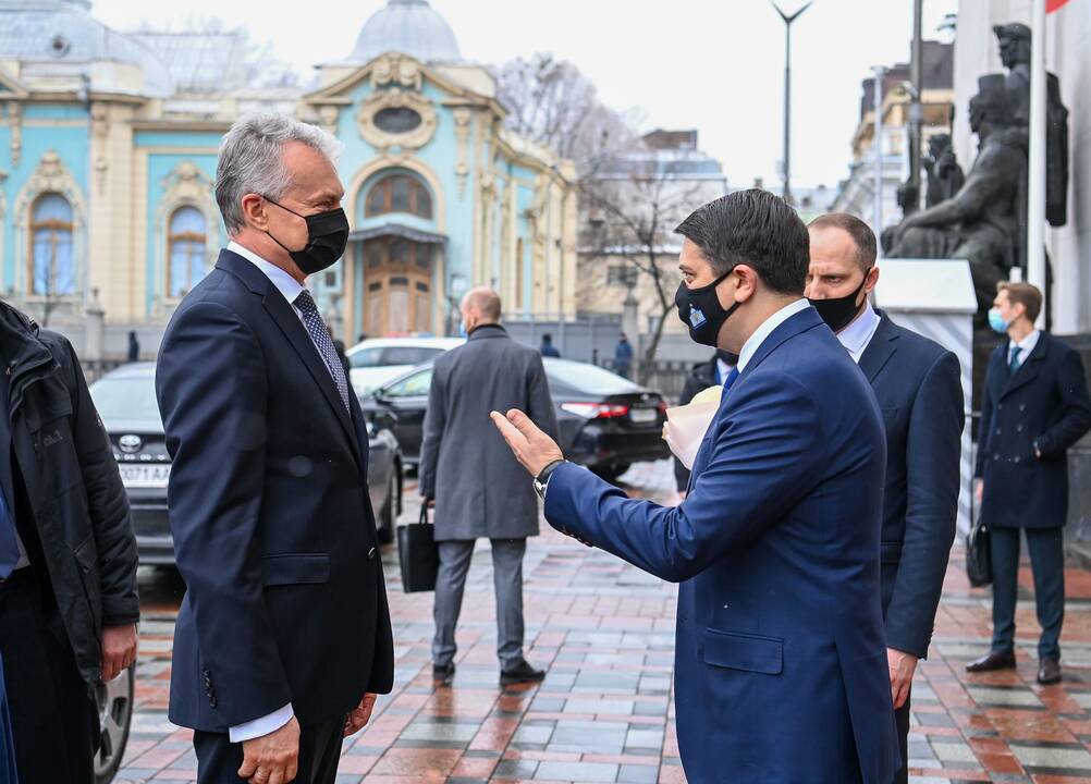 Trečioji G. Nausėdos vizito Ukrainoje diena