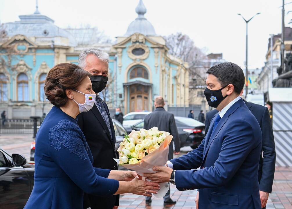 Trečioji G. Nausėdos vizito Ukrainoje diena