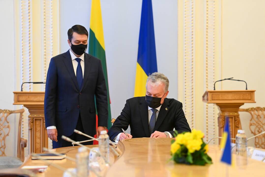 Trečioji G. Nausėdos vizito Ukrainoje diena