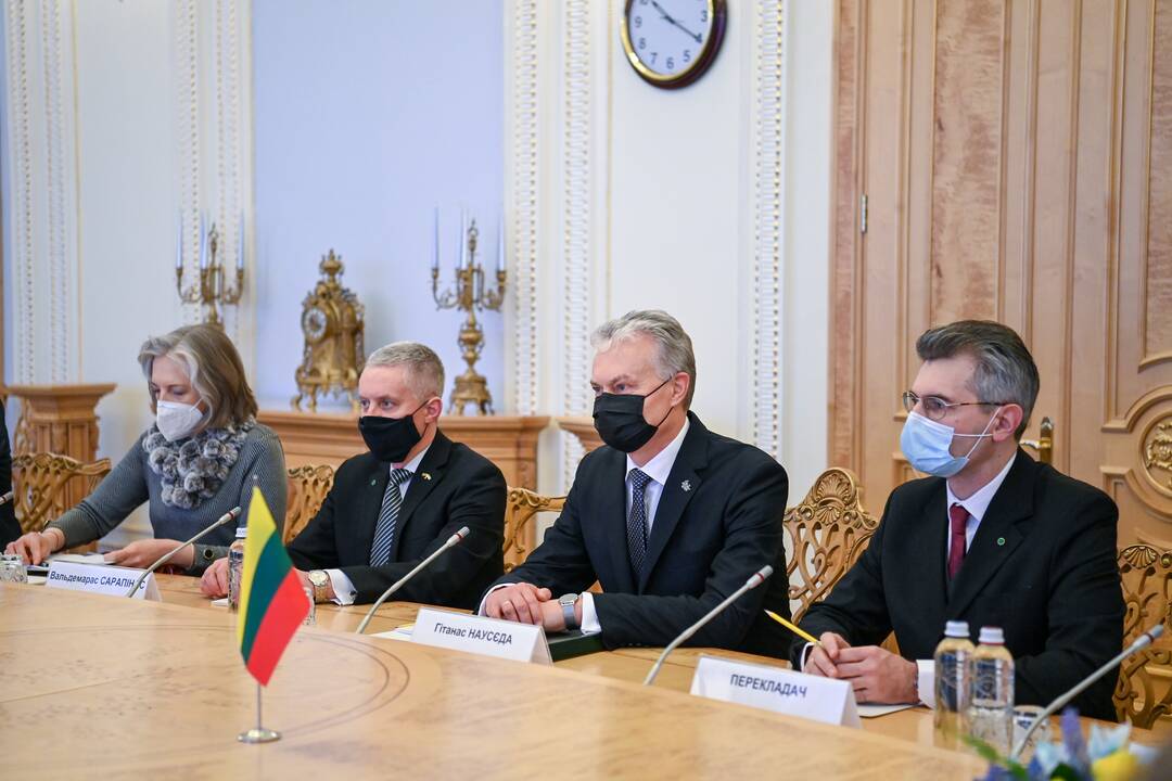 Trečioji G. Nausėdos vizito Ukrainoje diena