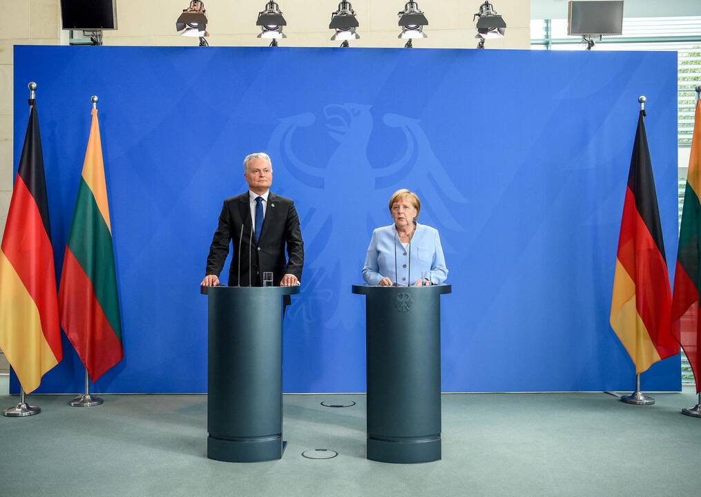 G. Nausėdos susitikimas su A. Merkel