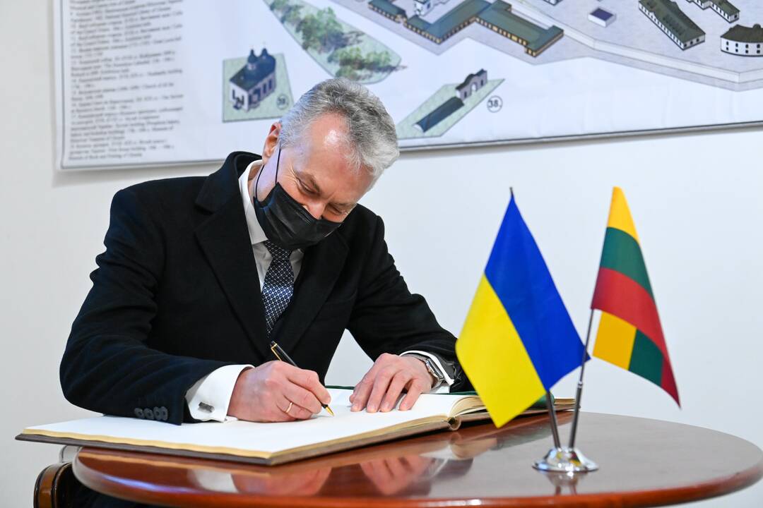 Trečioji G. Nausėdos vizito Ukrainoje diena