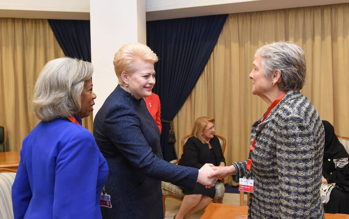 Prezidentė dalyvauja konferencijoje apie moterų teises