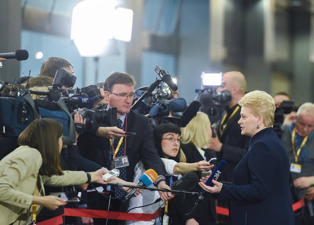 D. Grybauskaitė: kai kas norėtų matyti Europą kaip „arbatėlės klubą“