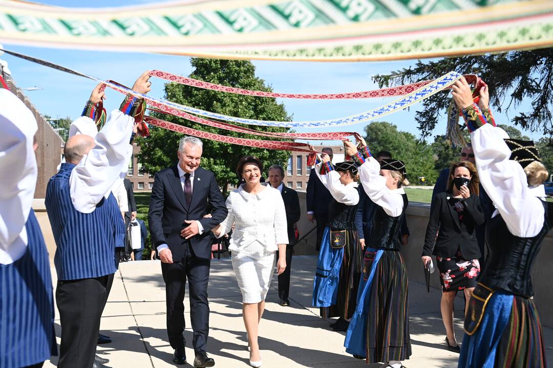 G. Nausėda Čikagoje susitiko su emigrantų šeimomis