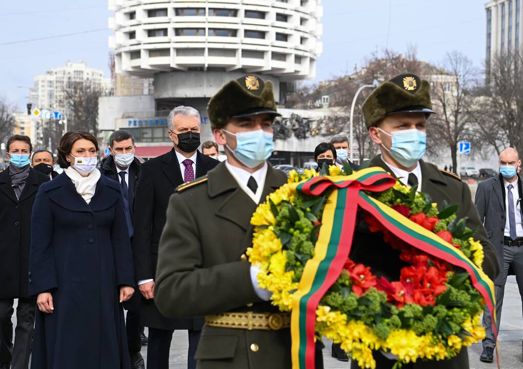 G. Nausėda tęsia vizitą Ukrainoje