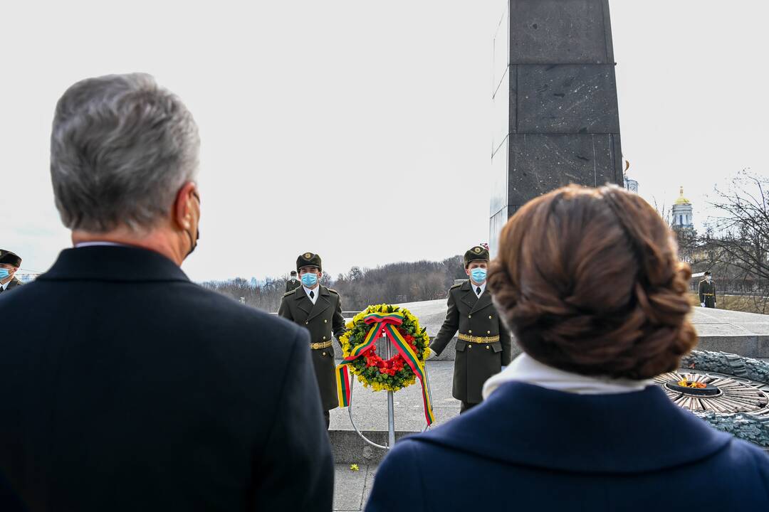 G. Nausėda tęsia vizitą Ukrainoje