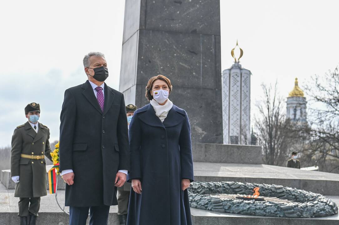 G. Nausėda tęsia vizitą Ukrainoje