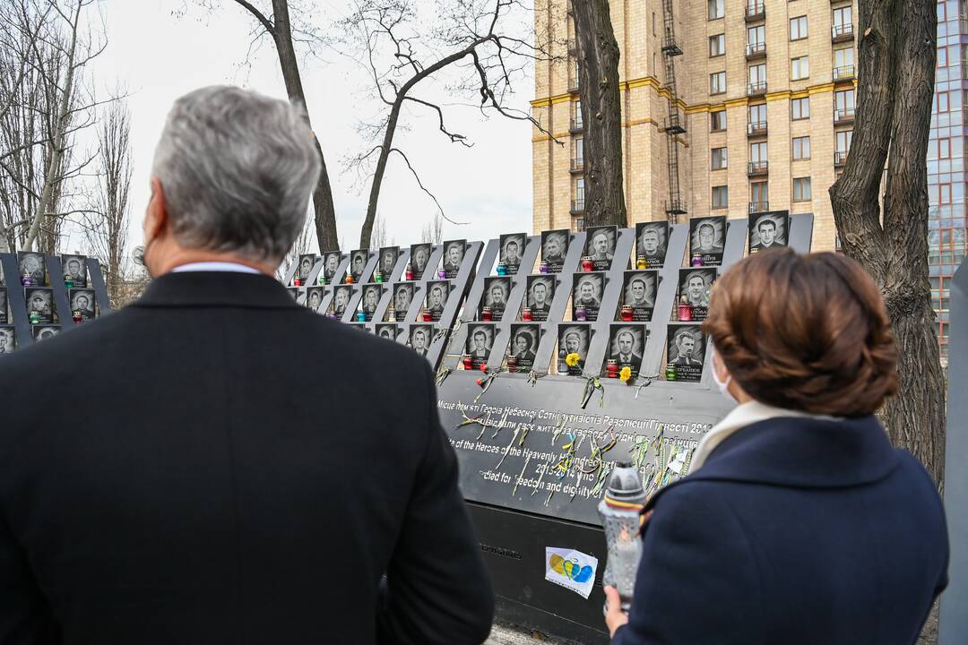 G. Nausėda tęsia vizitą Ukrainoje