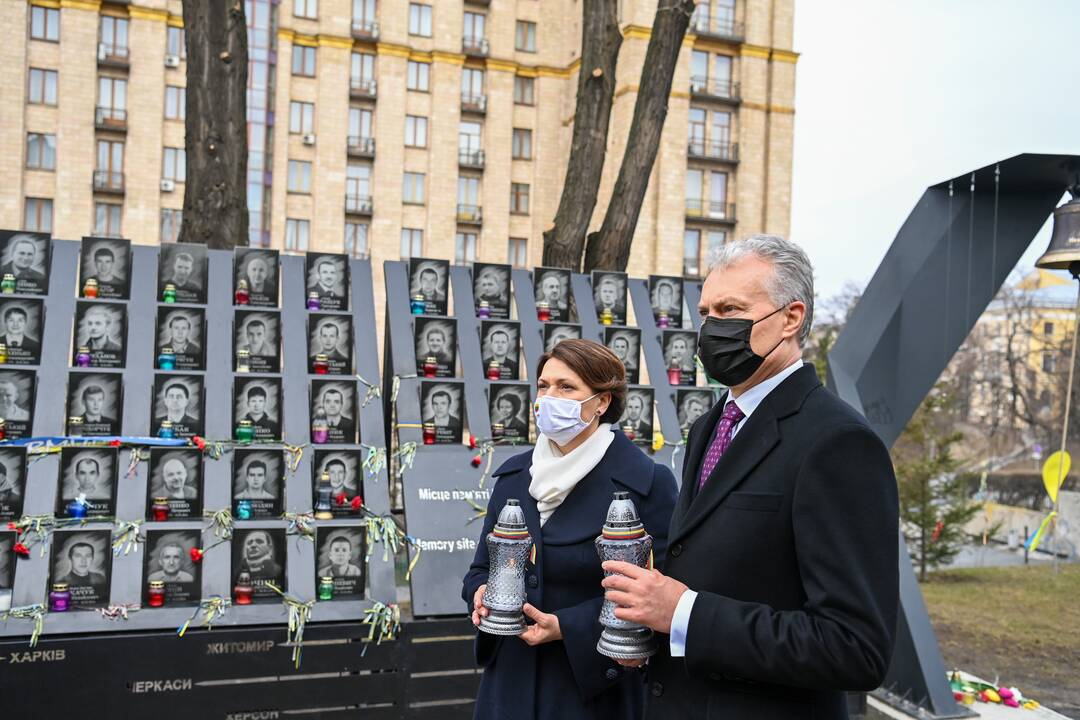 G. Nausėda tęsia vizitą Ukrainoje