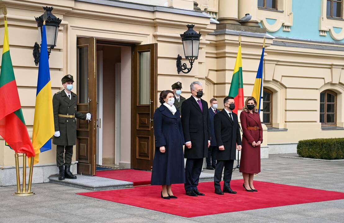G. Nausėda tęsia vizitą Ukrainoje