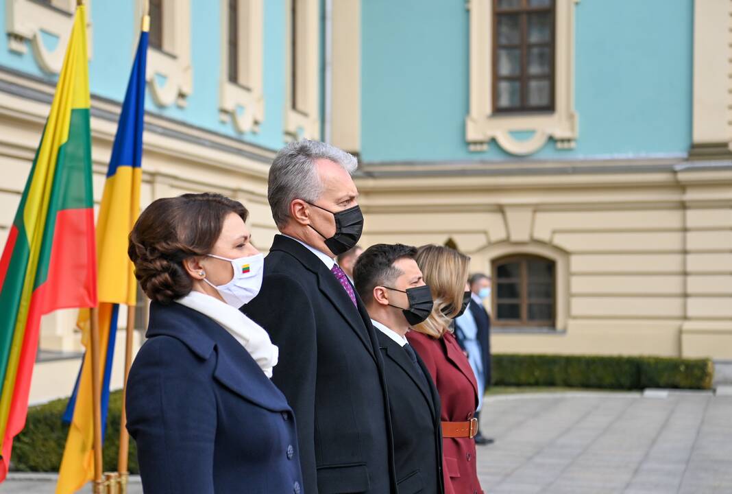 G. Nausėda tęsia vizitą Ukrainoje