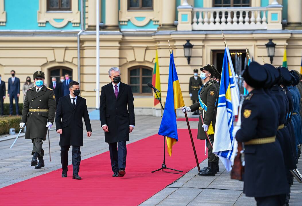 G. Nausėda tęsia vizitą Ukrainoje