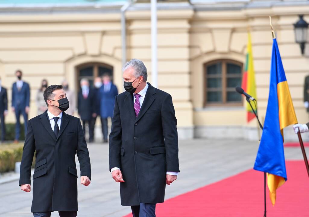 G. Nausėda tęsia vizitą Ukrainoje