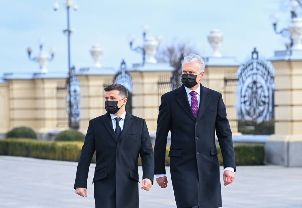 G. Nausėda tęsia vizitą Ukrainoje