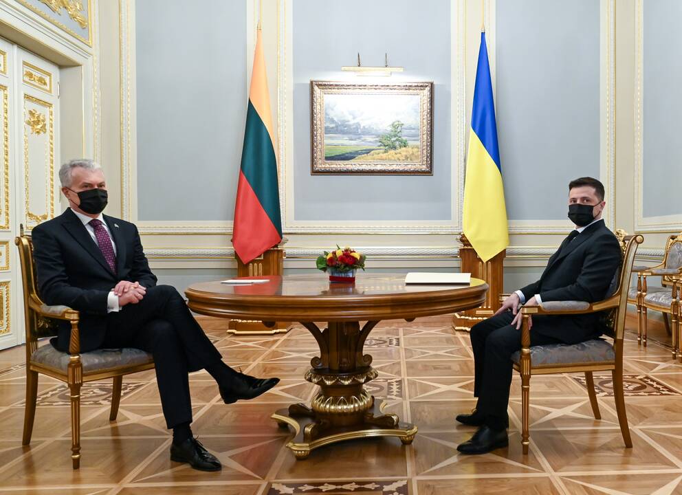 G. Nausėda tęsia vizitą Ukrainoje