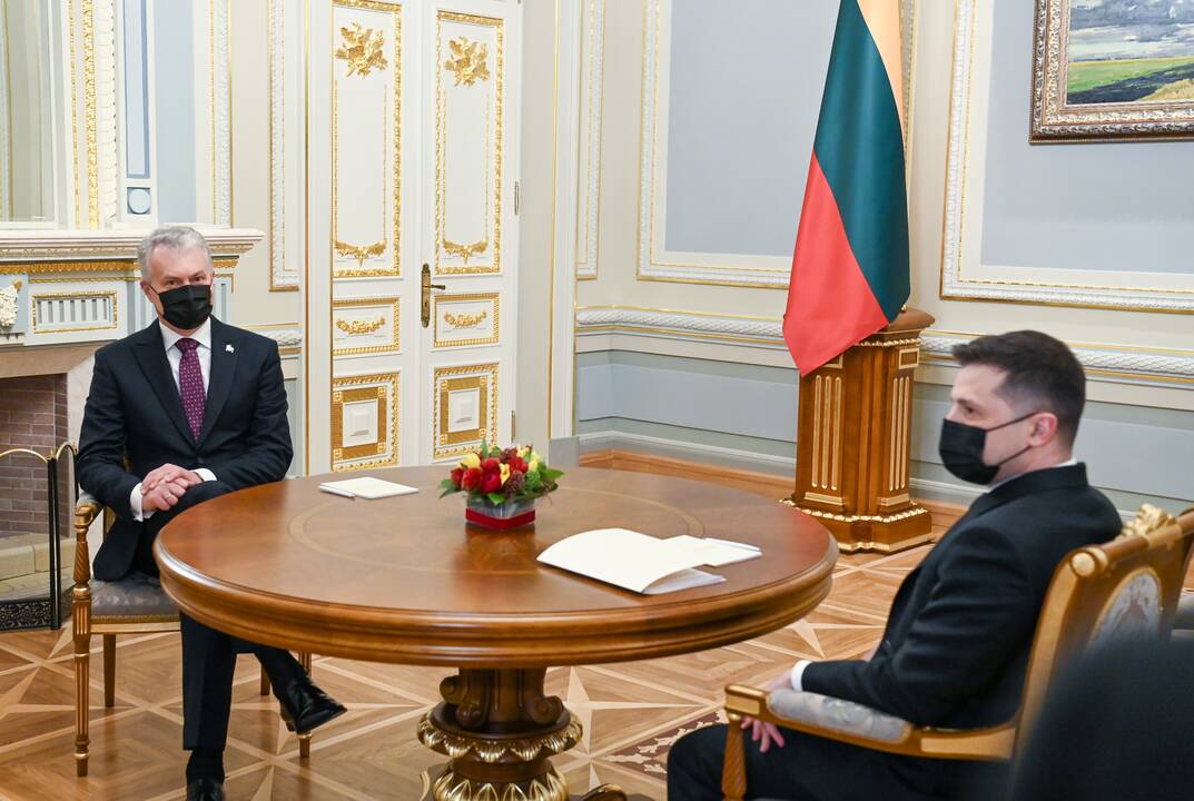 G. Nausėda tęsia vizitą Ukrainoje