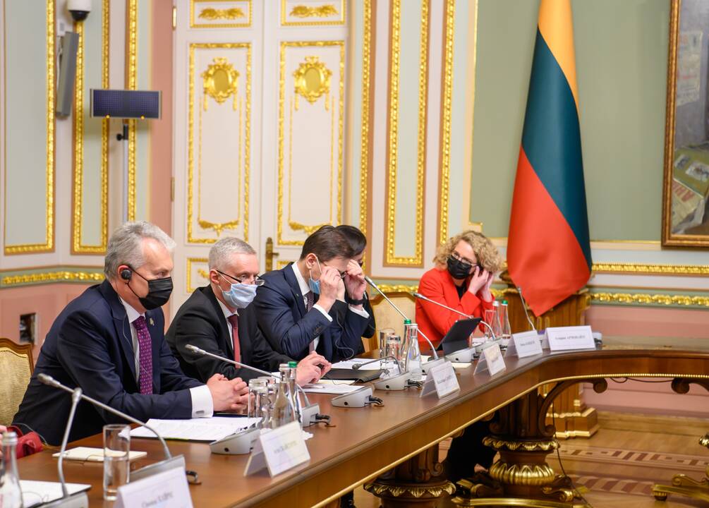 G. Nausėda tęsia vizitą Ukrainoje