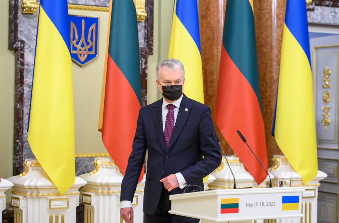 G. Nausėda tęsia vizitą Ukrainoje