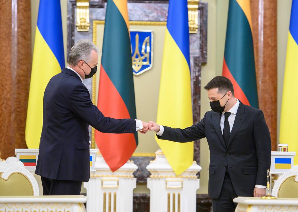 G. Nausėda tęsia vizitą Ukrainoje