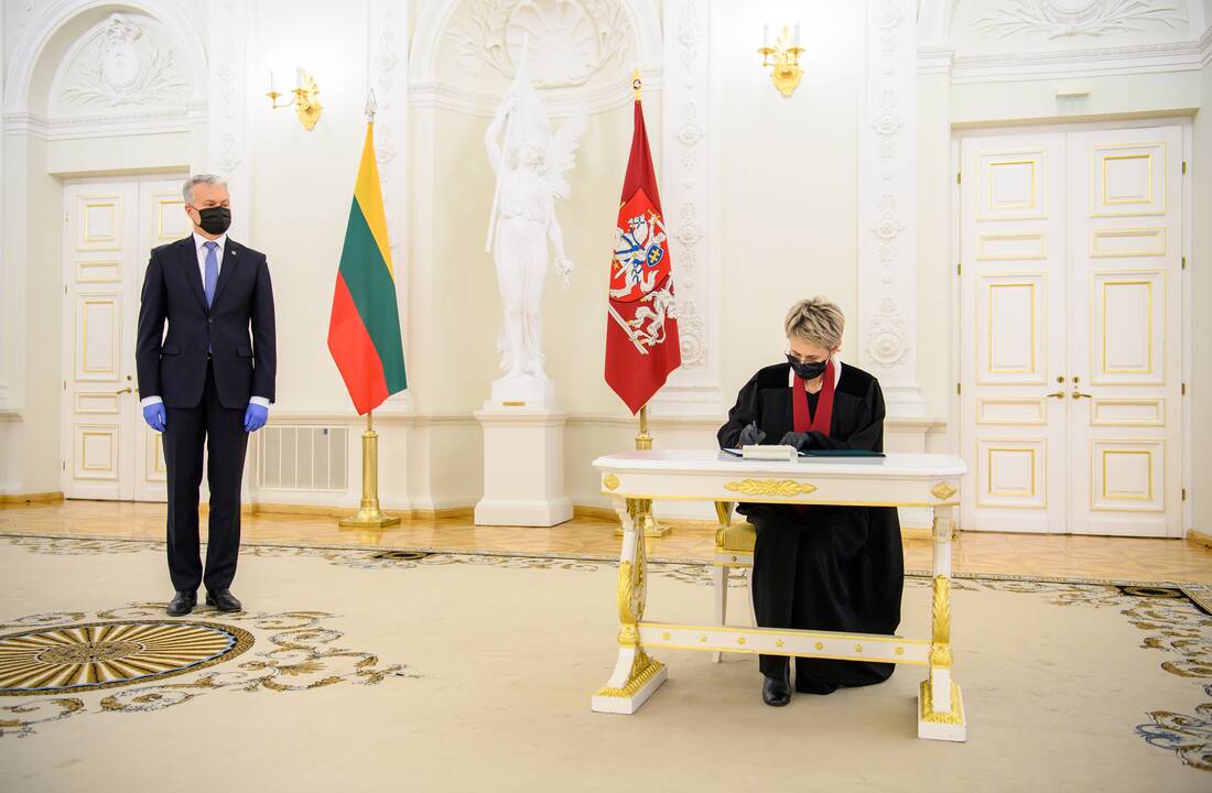 Prisiekė nauja generalinė prokurorė