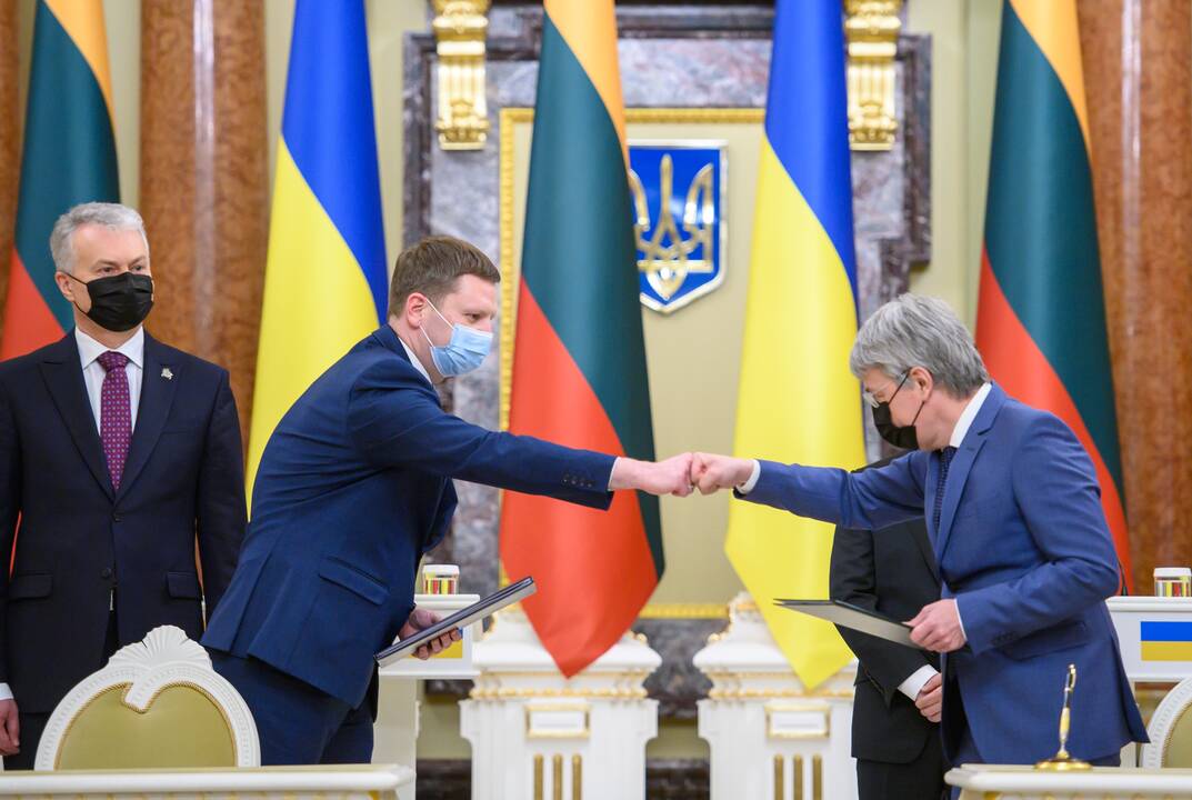 G. Nausėda tęsia vizitą Ukrainoje