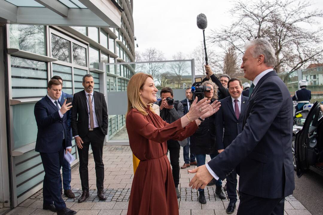 Prezidento darbo vizitas Strasbūre