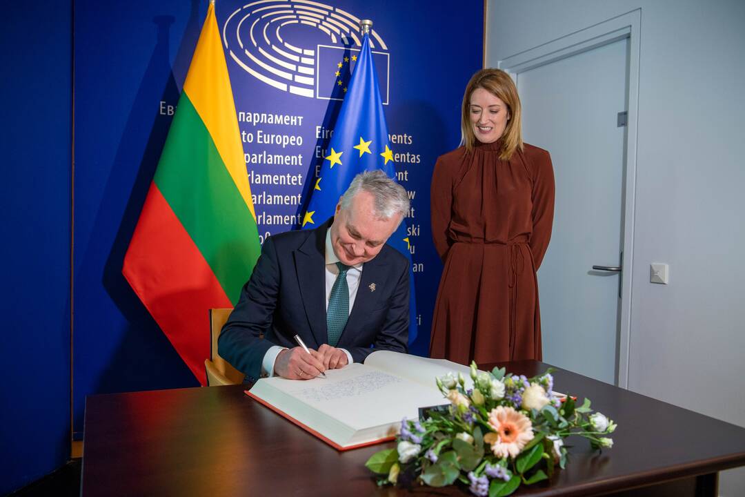 Prezidento darbo vizitas Strasbūre