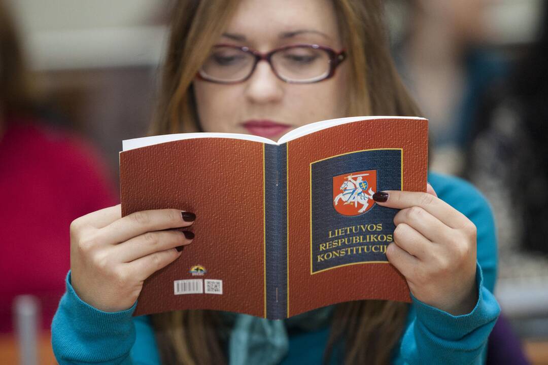 Konstitucijos egzaminas – unikalus dalykas, kurio nėra daugelyje šalių