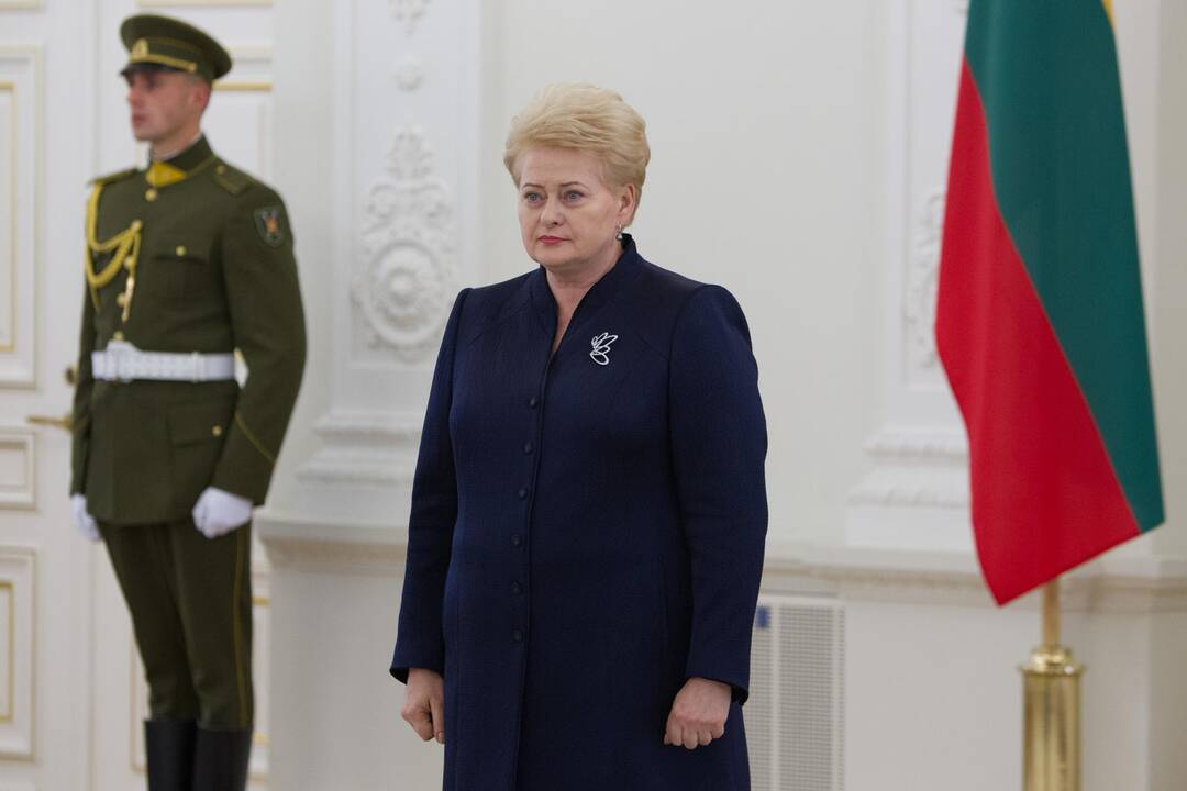 D. Grybauskaitė pasveikino naują Estijos prezidentę