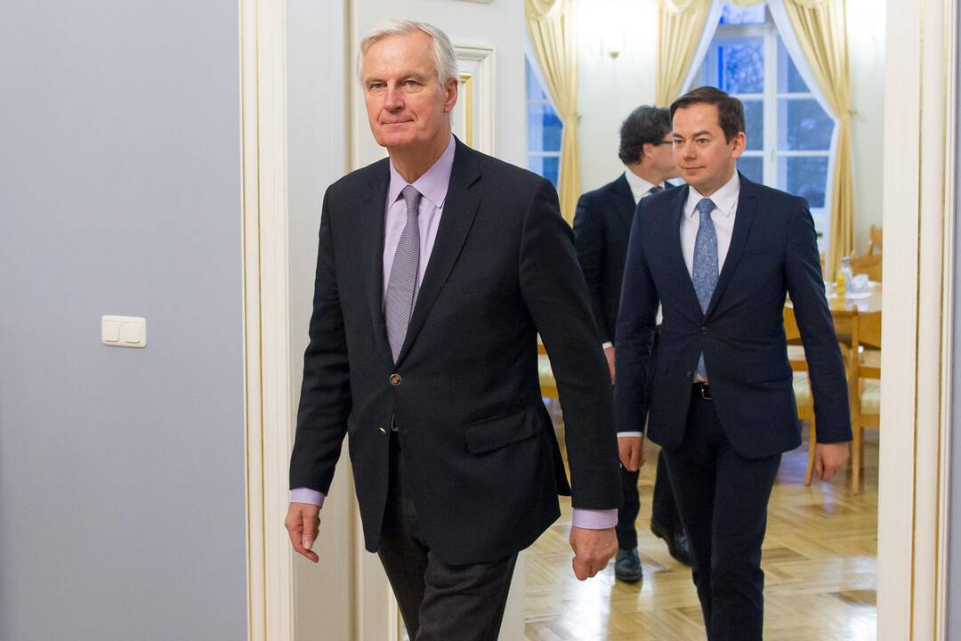 Prezidentė susitiko su „Brexit“ derybininku M. Barnier