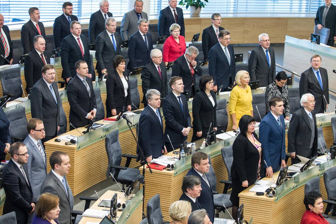 Seimo nariai per pusmetį išleido 1,79 mln. litų