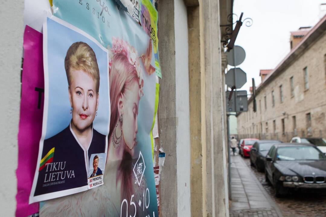 Penktadienis – paskutinė diena agitacijai prezidento rinkimuose