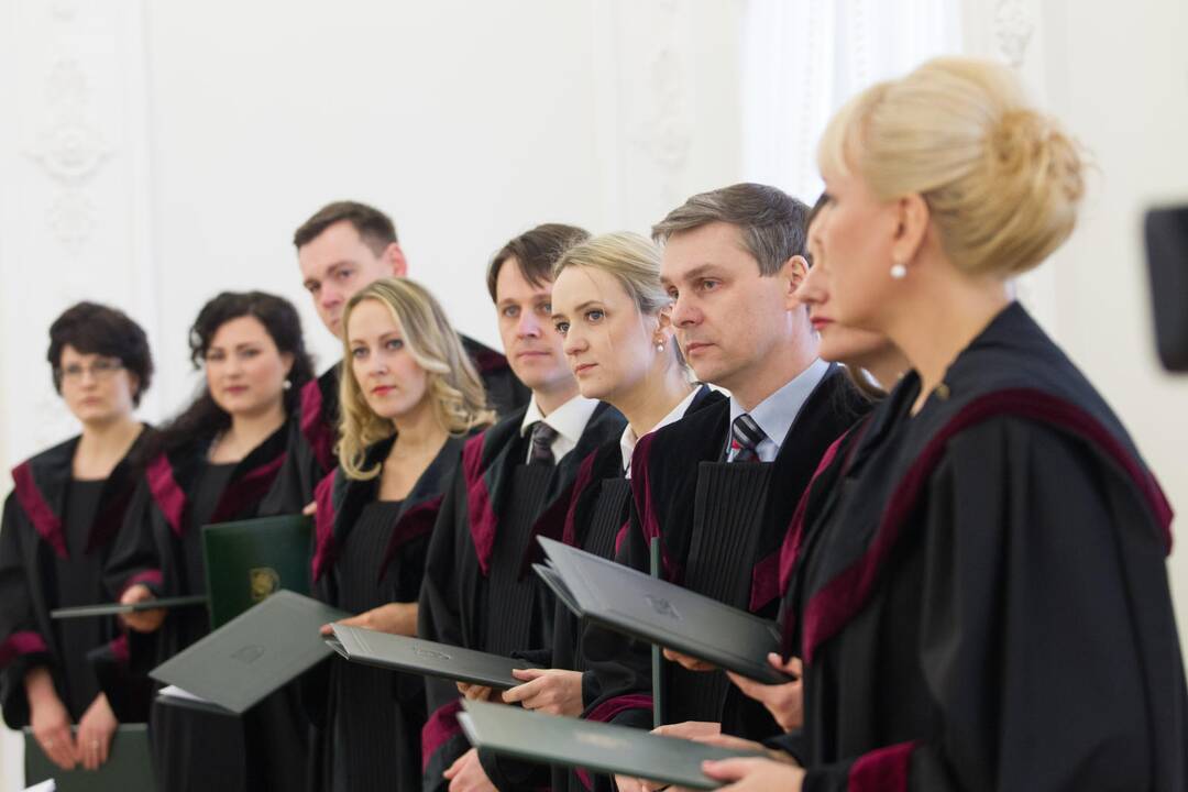 Prezidentūroje – teisėjų priesaika