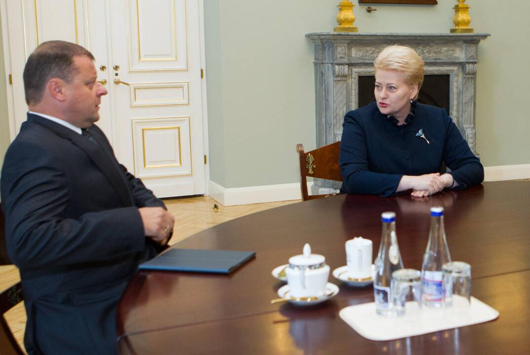 S. Skvernelį stebina Prezidentūros požiūris į verslą