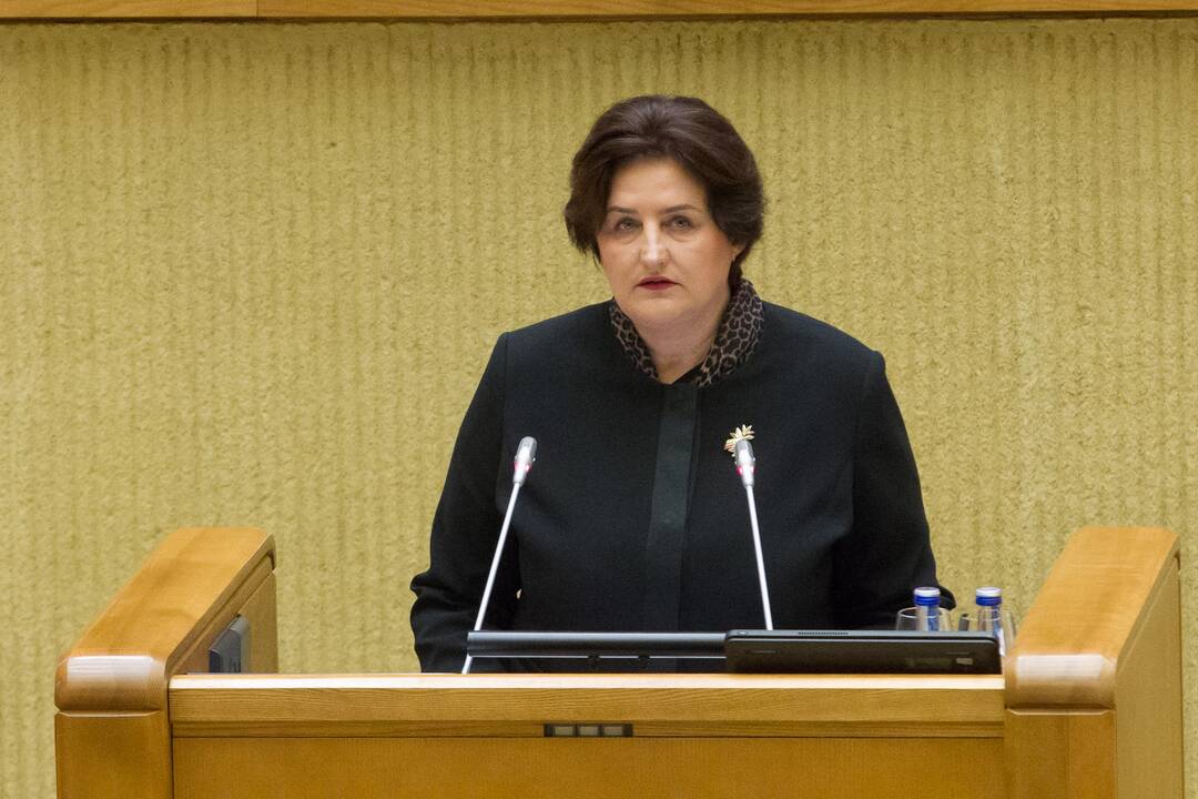 L. Graužinienė siūlo palikti sumažintas išlaidas parlamentinei veiklai